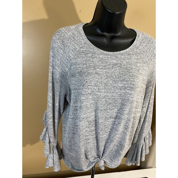 Banana Republic Women’s Gray Long Sleeve Top Size XS - Picture 7 of 16